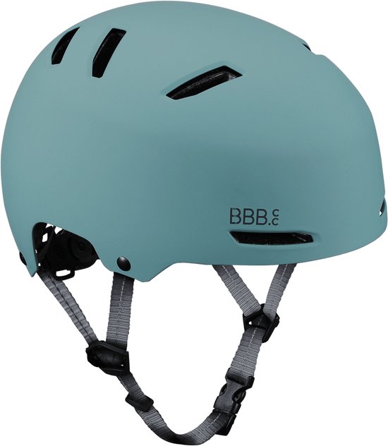 BBB Cycling Wave Kinderhelm Fiets - Fietshelm Kinderen - Sporthelm Kind - Mat Groen - Maat M - BHE-150 van BBB Cycling