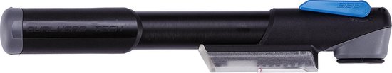 BBB Cycling WindGun S Mini Fietspomp met Drukmeter - Mini Fietspomp Racefiets & MTB - 7 Bar - Grijs - 25 cm - BMP-57 van BBB Cycling