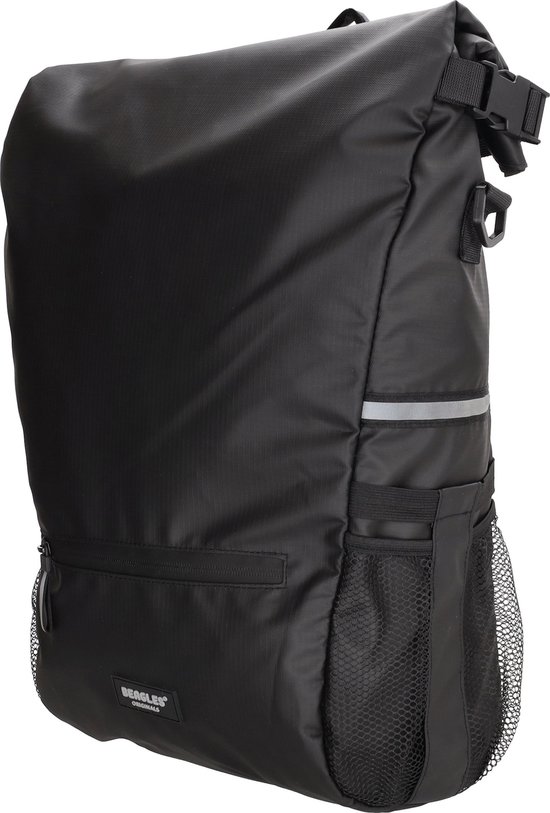 Beagles Originals Bicycle Fietstas Crossbody Schoudertas met Bevestiging voor de fiets - Zwart van Beagles