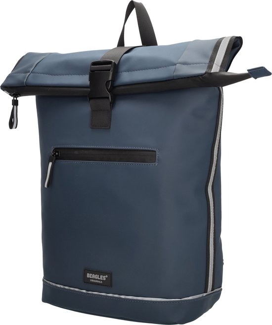 Beagles Originals Bicycle Originals Fietstas Rugzak 15,6 inch Laptop Vak Waterproof Weersbestendig - Blauw van Beagles