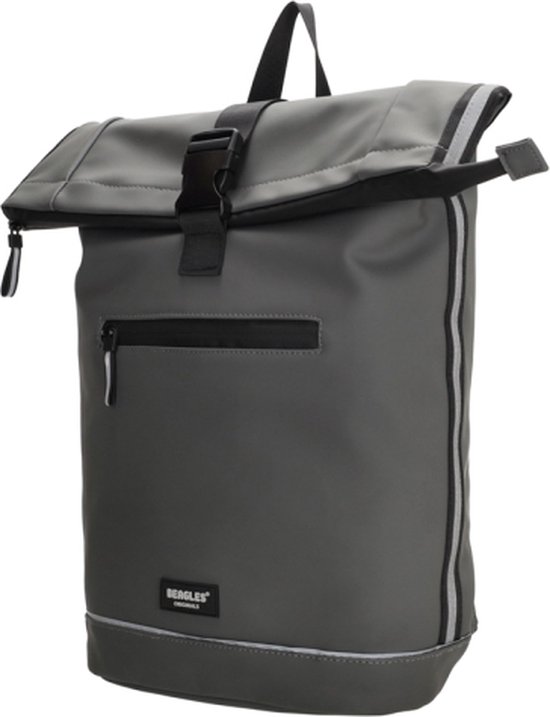 Beagles Originals Bicycle Originals Fietstas Rugzak 15,6 inch Laptop Vak Waterproof Weersbestendig - Grijs van Beagles