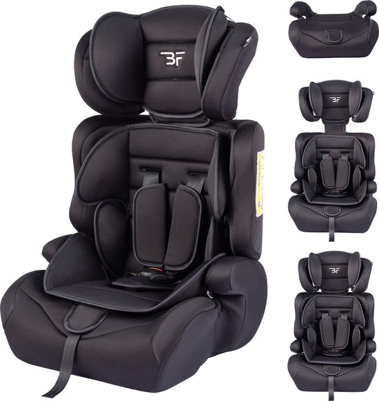 Bebies First Autostoel Grandtour i-Size - Groep 1/2/3 (76 - 150 cm) - Gordel - Zwart van Bebies First