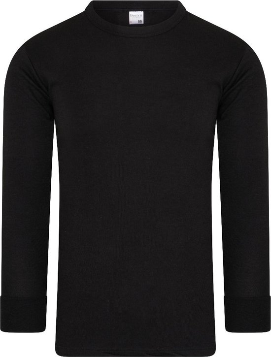 Beeren Heren Thermo Shirt lange mouw - Zwart - maat M