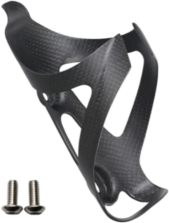 Bekerhouder -Bidonhouder-set-Bidon - Lichtgewicht- 3K Carbon Bidonhouder - Geschikt voor racefietsen, mountainbikes en gravelbikes - Matzwart - Fietsaccessoires