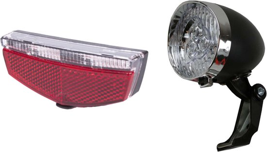 Benson Fiets achterlicht - incl. koplamp - fietsverlichting - 2x - LED