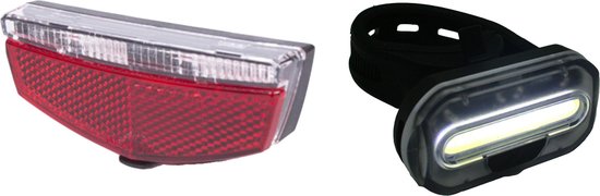 Benson Fiets achterlicht / koplamp - fietsverlichting - 2x - LED universeel