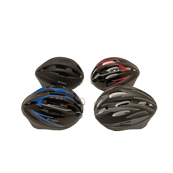 Benson Fietshelm volwassenen - maat S - verstelbaar - ventilatiegaten - 53-55 cm van Benson