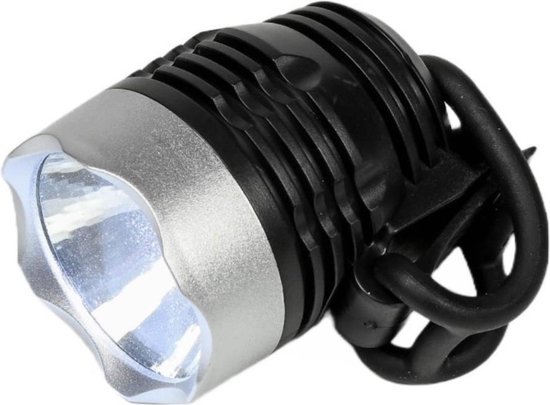 Benson Fietslamp LED - 3W - zwart - ABS/TPR - compact - fietsverlichting/ koplamp