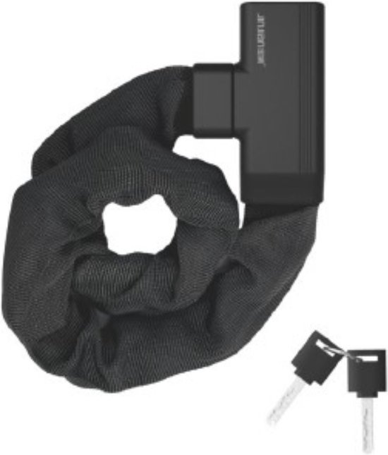 Benson Kettingslot - Zwart - 6 mm dik - 1000 mm lang - Inclusief 2 veiligheidssleutels van Benson