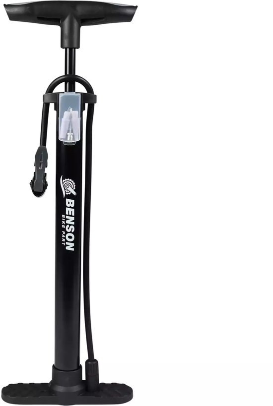 Benson Mini fietspomp - Compact ontwerp - Telescopisch - 10 BAR - Inclusief ventieladapters
