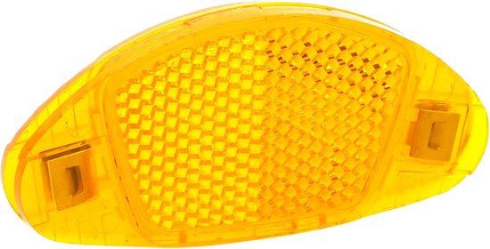 Benson Spaakreflectoren - 4x stuks - oranje - fietsreflectoren voor fietsspaken van Benson