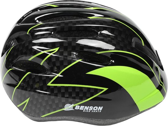 Benson Stoere fietshelm voor jongens - maat S - verstelbaar - ventilatiegaten - 48-52 cm van Benson