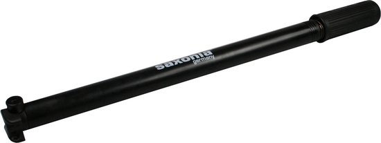 Benson Verschuifbaar Fietspomp - Handpomp Saxonia Stang - uitschuifbaar tot 62 cm - Zwart van Benson