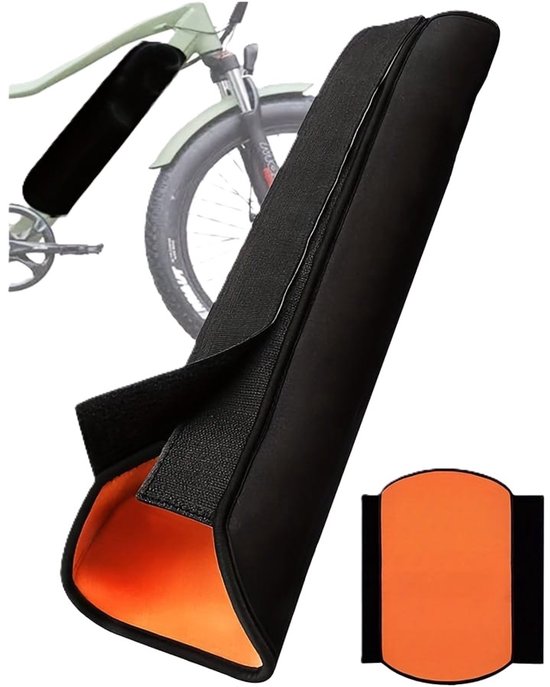 Beschermhoes - waterdichte e-bike accu hoes - Universeel Formaat - Reflecterend - Fietsbescherming - e-bike hoes accessoires - koudebestendige stofdichte hoes waterdichte bescherming - Zwart - LOUZIR