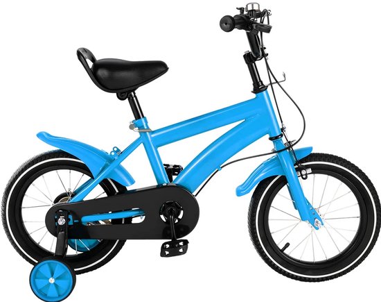 Betaalbare Goederen® Kinderfiets - blauw - jongens - kinderfietsen - kinder fiets - kinderfiets 16 inch - spelen - buitenspelen van Merkloos