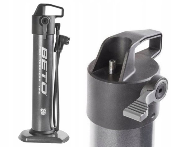 Beto Air-Tank Tubeless Compressor Fietspomp met Dubbele Kop