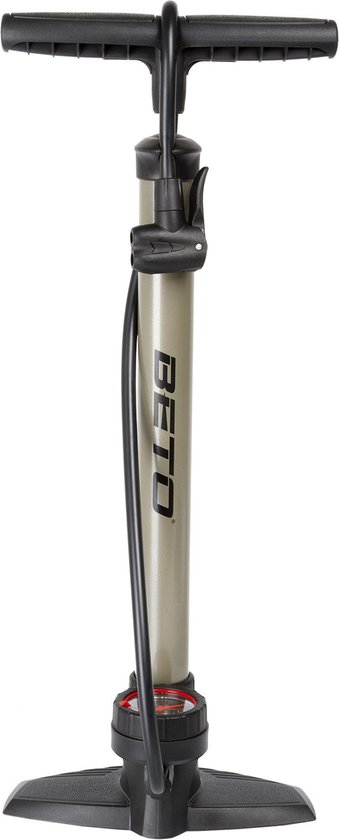 Beto Fietspomp Hoge Druk Staal Donker Zilver Zwart 11 Bar van Beto