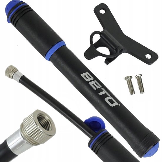 Beto Fietspomp met slang - AV/FV ventiel & framehouder