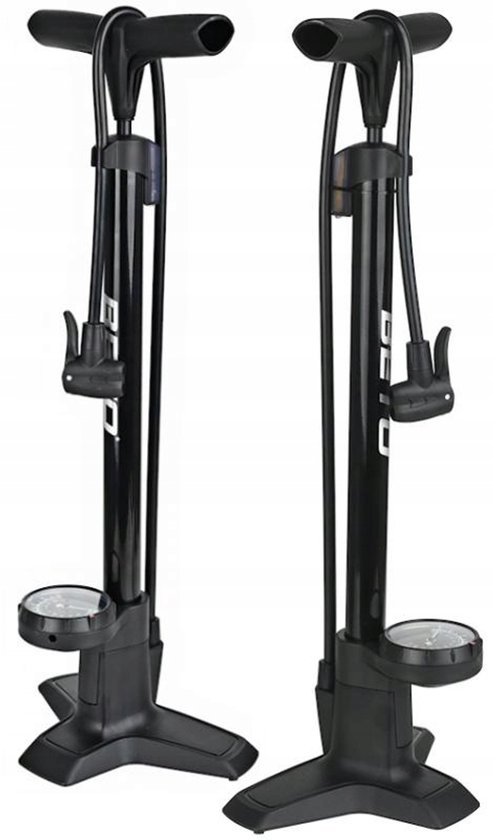 Beto Vloerfietspomp CFL-228SG7 Staal met Manometer