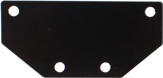 bevestigingsplaatje voor reflector zilver 9,5 x 4,5 cm van ProPlus