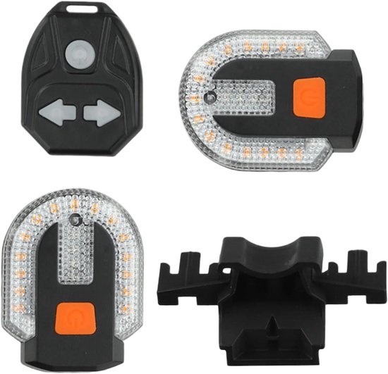 Bicycle Flashing Light, Bicycle Light Rear, With Horn Left And Right USB Rechargeable Warning For Mountain Biking Trail Seniors Riders Couriers City Bikes