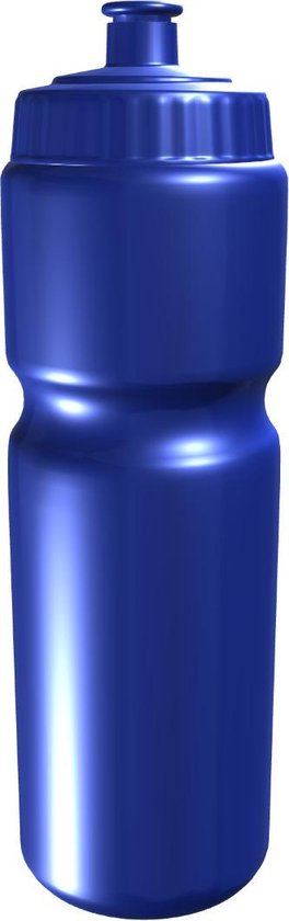 Bidon - 750 ml - Blauw - Drinkfles