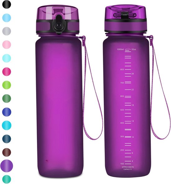 Bidon 750 ml - Waterfles 750 ml - Drinkfles 750 ml - Orchidee van Bidon