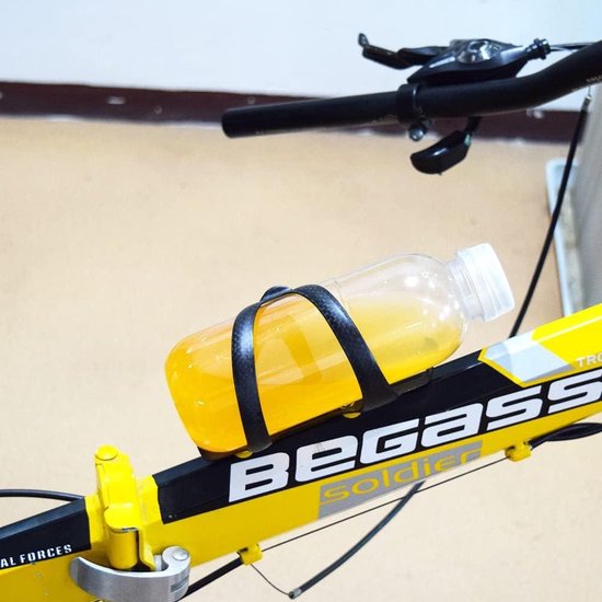 Bidon Houder - Lichtgewicht Stevige Fiets Water Flessenhouder - Koolstofvezel Retentiesysteem - MTB Racefiets. van Bidon