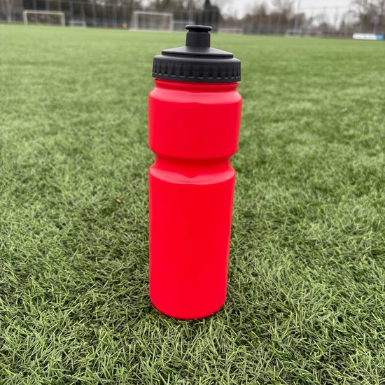 Bidon Rood 750 ml - Blanco Drinkfles met vingergrepen - Tacticcoach