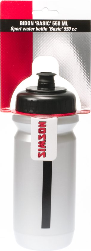 Bidon Simson Big Mouth ''Basic'' 550ml - grijs/zwart
