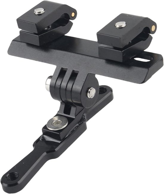 Bidonhouder Adapter - Zadel Mount - Fietsen Hydratatie - Aluminium Legering - 12 x 12 x 5 cm - Zwart