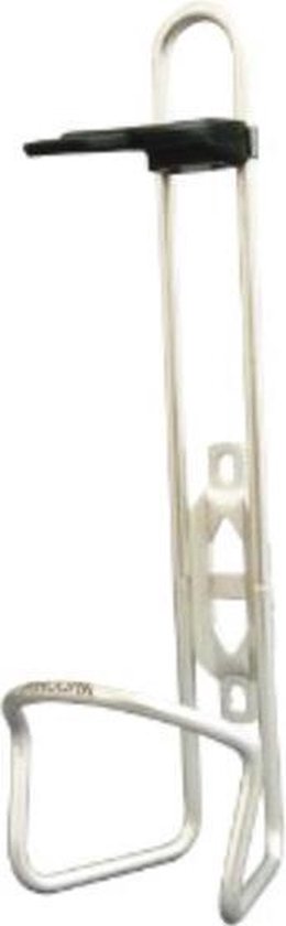 Bidonhouder minoura aluminium voor 05 liter fles zilver - ZILVER