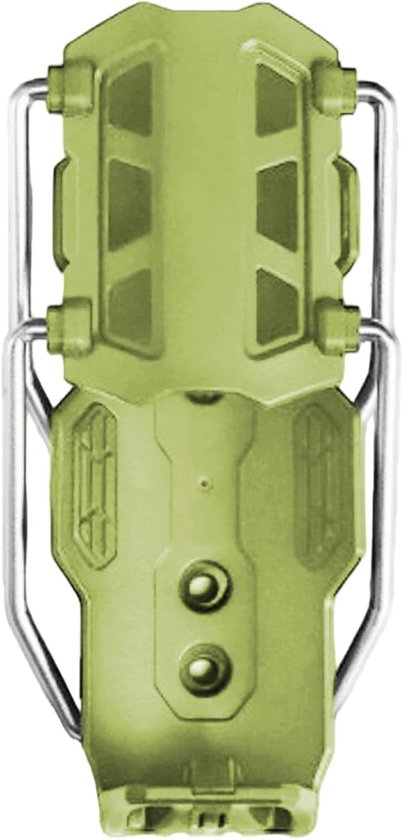 Bidonhouder Stuur - Fleshouder Fiets - Handsfree Hydratatie - 360 Graden Draaibaar - 8 x 8 x 17 cm - Grijs