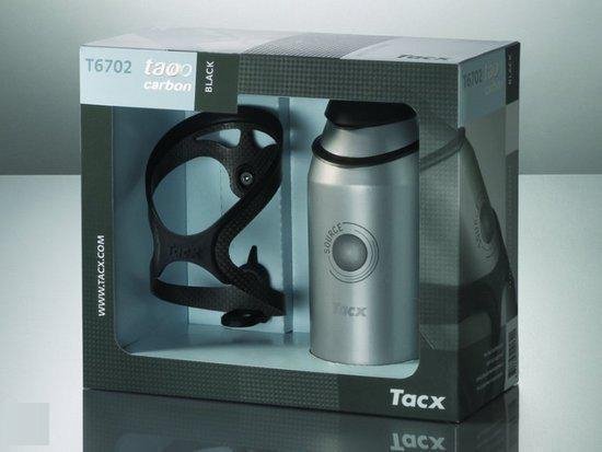 BIDONHOUDER TACX TAO CARBON 29GRAM + BIDON VINTAGE