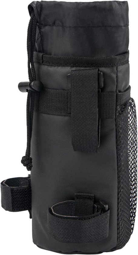 Bidonhouder voor Fiets - 23,5 × 11 cm - Waterdicht en Geïsoleerd - Behoudt Koud of Warm - Met Telefoonvak - Geschikt voor Recreatiefietsen, Mountainbike, Hometrainer en Wegfiets