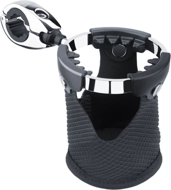 Bidonhouder Voor Motor - Flessenhouder - Met Klem Voor Stuurbevestiging - Voor Motoren & Fietsen Stuur - Bekerhouder - Quick Mount van Happylivez