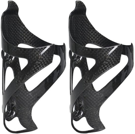Bidonhouder voor op de fiets - carbon - waterfleshouder - drankhouder - 2 stuks - mountainbike racefiets
