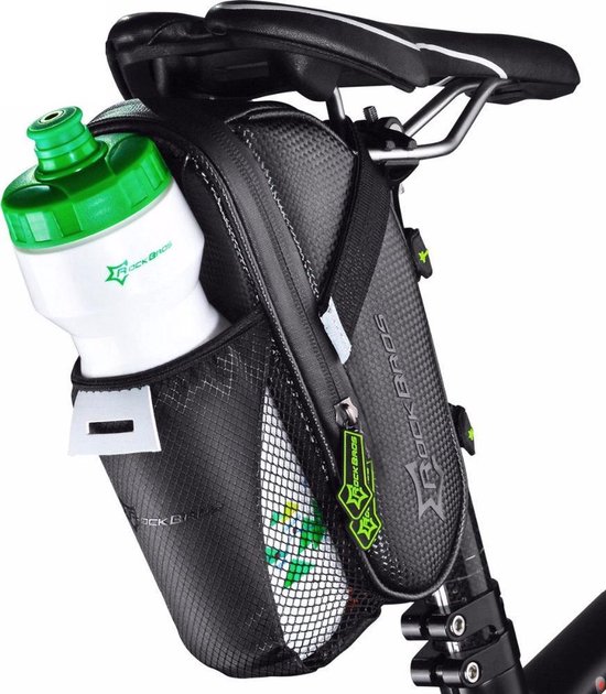 Bidonhouder Zadel inclusief Zadeltas voor Fiets van Bidon