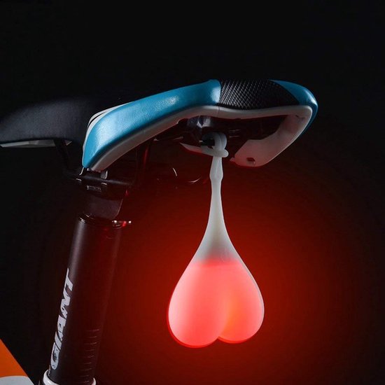Bike Balls Fietsverlichting - Rood Achterlicht van Bike