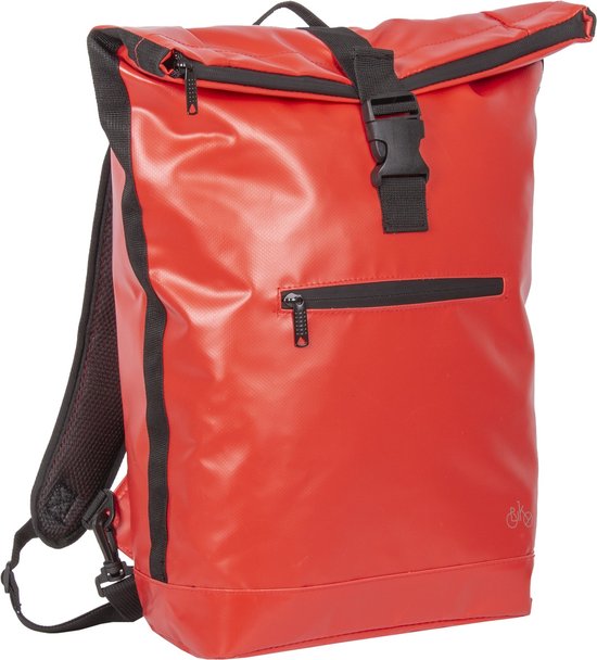 Bike - Big Carbon - Rolltop - Fietstas - Laptoptas - Waterafstotend - Rood van Bike