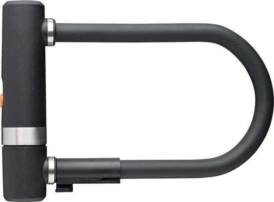Bike D-Lock met beveiligingskabel - frameslot zwart eenheidsmaat met sleutel Frame lock van Decathlon