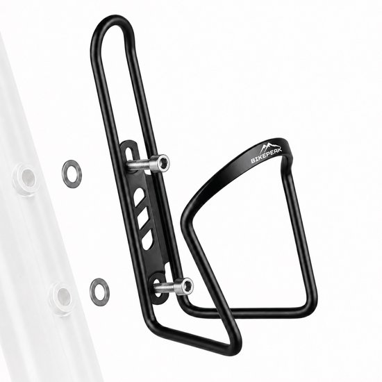BikePeak Bidonhouder Aluminium Zwart - Flessenhouder Fiets voor alle bidons