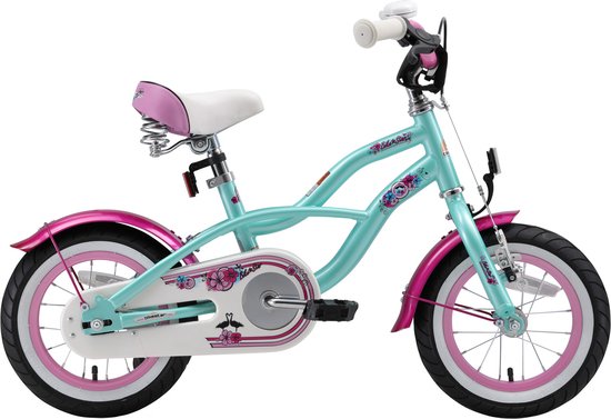 Bikestar 12 inch Cruiser kinderfiets, mint van Bikestar