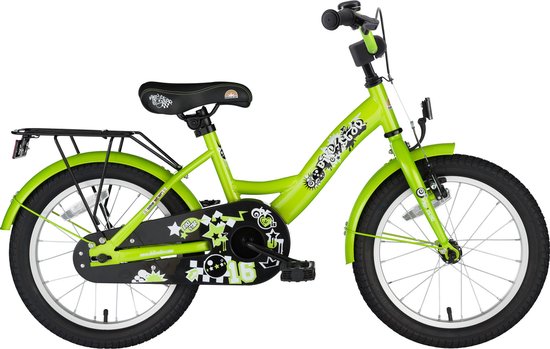 Bikestar 16 inch Classic kinderfiets, groen van Bikestar