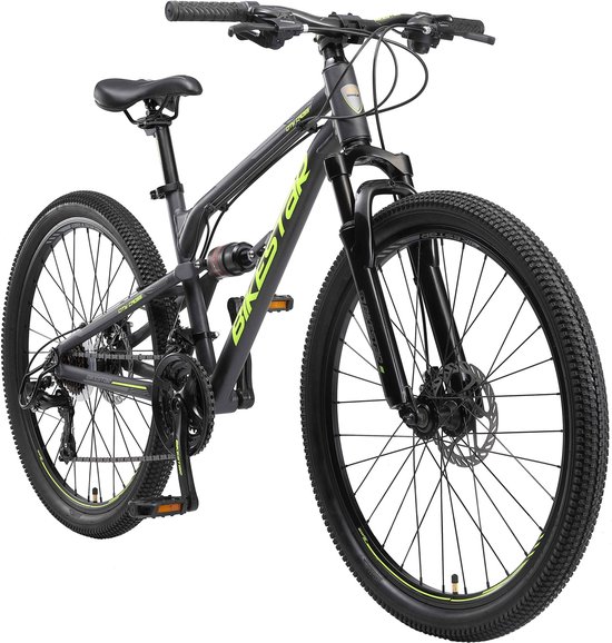 Bikestar Fully Alu MTB 27,5 Inch 21 Speed van Merkloos