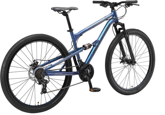 Bikestar Fully MTB Alu 29 Inch 21 Speed blauw van Merkloos
