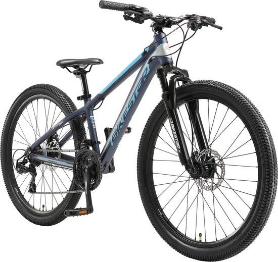 Bikestar Hardtail MTB Alu Sport S 26 Inch 21 Speed blauw van Merkloos