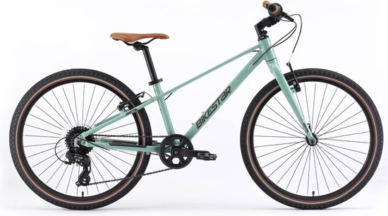 Bikestar jeugdfiets lichtgewicht 24 inch 8 speed groen van Bikestar