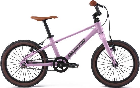 Bikestar kinderfiets lichtgewicht 16 inch 1 speed roze van Bikestar