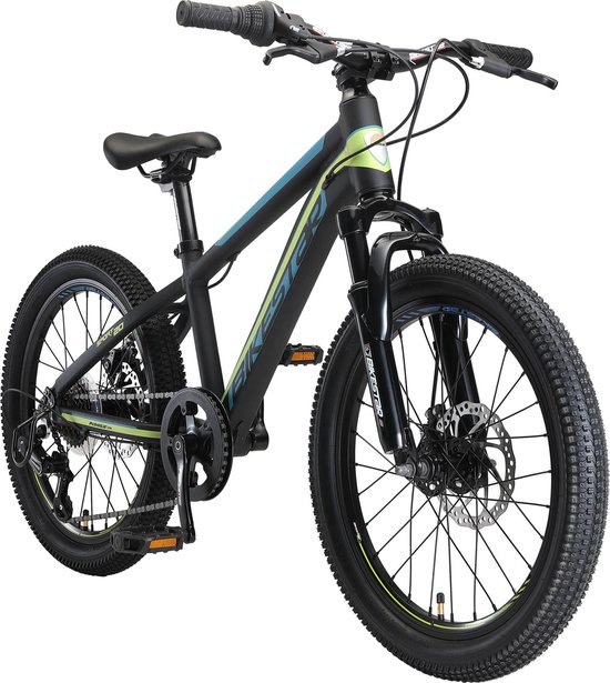 Bikestar kinderfiets MTB Sport 7speed 20inch zwart/groen van Merkloos